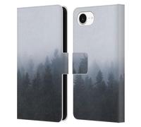 Head Case Designs Officially Licensed Patrik Lovrin Mysterious Forest In The Fog Magical Foggy Landscape Leather Wallet Case Compatible With Apple iPhone 16e