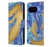 Head Case Designs Officially Licensed Paul Brent Agate Mermaid Coastal Leather Wallet Case Compatible With Google Pixel 10