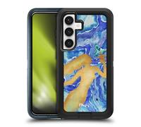 Head Case Designs Officially Licensed Paul Brent Agate Mermaid Coastal Ultra-Armoured Shockproof Case [Military Grade Protection] Compatible With Samsung Galaxy S24 5G