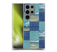 Head Case Designs Officially Licensed Paul Brent Beach Scape Patch Work Coastal Hard Back Case Compatible With Samsung Galaxy S24 Ultra 5G