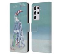 Head Case Designs Officially Licensed Paul Brent Coast Watch Ocean Leather Wallet Case Compatible With Samsung Galaxy S21 Ultra 5G