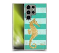 Head Case Designs Officially Licensed Paul Brent Gold Seahorse Coastal Hard Back Case Compatible With Samsung Galaxy S24 Ultra 5G