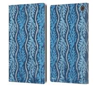 Head Case Designs Officially Licensed Paul Brent Reef Stripes Coastal Leather Wallet Case Compatible With Amazon Fire Max 11 2023