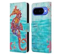 Head Case Designs Officially Licensed Paul Brent Seahorse Coastal Leather Wallet Case Compatible With Google Pixel 10
