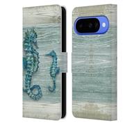 Head Case Designs Officially Licensed Paul Brent Seahorse Sea Creatures Leather Wallet Case Compatible With Google Pixel 10