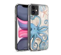 Head Case Designs Officially Licensed Paul Brent Sealife Coastal Gel Case [Military Grade Protection] Compatible with Apple iPhone 11 and Compatible with MagSafe