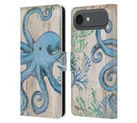 Head Case Designs Officially Licensed Paul Brent Sealife Coastal Leather Wallet Case Compatible With Apple iPhone 17 Air