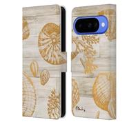 Head Case Designs Officially Licensed Paul Brent Shells Coastal Leather Wallet Case Compatible With Google Pixel 10