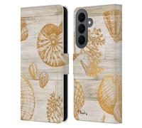 Head Case Designs Officially Licensed Paul Brent Shells Coastal Leather Wallet Case Compatible With Samsung Galaxy S26 Plus