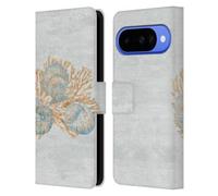 Head Case Designs Officially Licensed Paul Brent Shells Sea Creatures Leather Wallet Case Compatible With Google Pixel 10