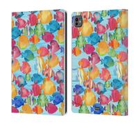Head Case Designs Officially Licensed Paul Brent Tropical Fish School Coastal Leather Wallet Case Compatible With Apple iPad Pro 11 M4/M5 2024/2025