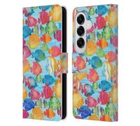 Head Case Designs Officially Licensed Paul Brent Tropical Fish School Coastal Leather Wallet Case Compatible With Samsung Galaxy S26