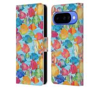 Head Case Designs Officially Licensed Paul Brent Tropical Fish School Coastal Leather Wallet Case Compatible With Google Pixel 10