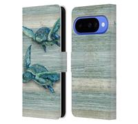 Head Case Designs Officially Licensed Paul Brent Turtle Sea Creatures Leather Wallet Case Compatible With Google Pixel 10