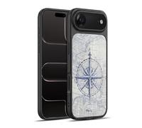 Head Case Designs Officially Licensed Paul Brent Vintage Compass Nautical Gel Armour Case [Military Grade Protection] Compatible With Apple iPhone 17 Air