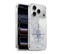 Head Case Designs Officially Licensed Paul Brent Vintage Compass Nautical Gel Case [Military Grade Protection] Compatible with Apple iPhone 17 Pro and Compatible with MagSafe