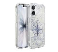 Head Case Designs Officially Licensed Paul Brent Vintage Compass Nautical Gel Case [Military Grade Protection] Compatible with Apple iPhone 17 and Compatible with MagSafe