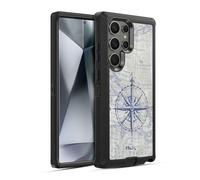 Head Case Designs Officially Licensed Paul Brent Vintage Compass Nautical Ultra-Armoured Shockproof Case [Military Grade Protection] Compatible With Samsung Galaxy S24 Ultra 5G
