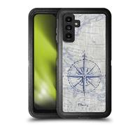 Head Case Designs Officially Licensed Paul Brent Vintage Compass Nautical Ultra-Armoured Shockproof Case [Military Grade Protection] Compatible With Samsung Galaxy A13 5G (2021)