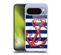 Head Case Designs Officially Licensed Paul Brent Westerly Anchor Red Nautical Gel Case [Military Grade Protection] Compatible with Google Pixel 10 Pro XL and Compatible with MagSafe