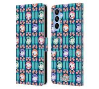 Head Case Designs Officially Licensed Peanuts Blue Pattern Snoopy Deco Dreams Leather Wallet Case Compatible With Samsung Galaxy A16 5G