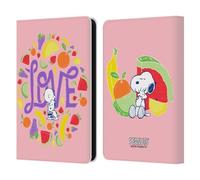 Head Case Designs Officially Licensed Peanuts Charlie and Snoopy Naturally Sweet Leather Wallet Case Compatible With Amazon Kindle 11th Gen 6in 2022
