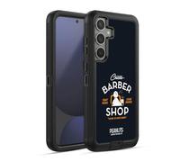 Head Case Designs Officially Licensed Peanuts Charlie Brown Chuck's Barber Shop Ultra-Armoured Shockproof Case [Military Grade Protection] Compatible With Samsung Galaxy S24 FE