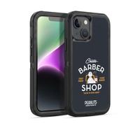 Head Case Designs Officially Licensed Peanuts Charlie Brown Chuck's Barber Shop Ultra-Armoured Shockproof Case [Military Grade Protection] Compatible With Apple iPhone 14