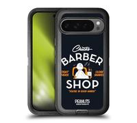 Head Case Designs Officially Licensed Peanuts Charlie Brown Chuck's Barber Shop Ultra-Armoured Shockproof Case [Military Grade Protection] Compatible With Google Pixel 9 Pro XL