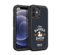 Head Case Designs Officially Licensed Peanuts Charlie Brown Chuck's Barber Shop Ultra-Armoured Shockproof Case [Military Grade Protection] Compatible With Apple iPhone 12 / iPhone 12 Pro