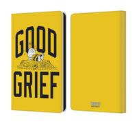 Head Case Designs Officially Licensed Peanuts Charlie Brown Good Grief 2 Varsity Sports Leather Wallet Case Compatible With Amazon Kindle Paperwhite 6