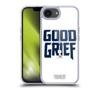 Head Case Designs Officially Licensed Peanuts Charlie Brown Good Grief Rock Tees Gel Case [Military Grade Protection] Compatible with Apple iPhone 16e and Compatible with MagSafe