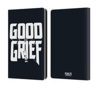Head Case Designs Officially Licensed Peanuts Charlie Brown Good Grief Rock Tees Leather Wallet Case Compatible With Amazon Kindle Paperwhite 6