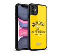 Head Case Designs Officially Licensed Peanuts Charlie Brown Good Grief Varsity Sports Gel Armour Case [Military Grade Protection] Compatible With Apple iPhone 11
