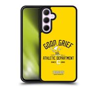 Head Case Designs Officially Licensed Peanuts Charlie Brown Good Grief Varsity Sports Gel Armour Case [Military Grade Protection] Compatible With Samsung Galaxy A35 5G