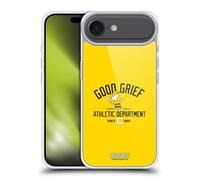 Head Case Designs Officially Licensed Peanuts Charlie Brown Good Grief Varsity Sports Gel Case [Military Grade Protection] Compatible With Apple iPhone 17 Air