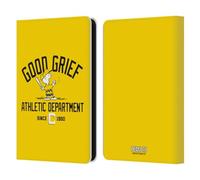 Head Case Designs Officially Licensed Peanuts Charlie Brown Good Grief Varsity Sports Leather Wallet Case Compatible With Amazon Kindle 11th Gen 6in 2022