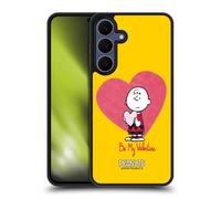 Head Case Designs Officially Licensed Peanuts Charlie Brown Valentine 2 Sealed With A Kiss Gel Armour Case [Military Grade Protection] Compatible With Samsung Galaxy S25 FE