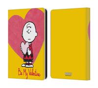 Head Case Designs Officially Licensed Peanuts Charlie Brown Valentine 2 Sealed With A Kiss Leather Wallet Case Compatible With Amazon Kindle Paperwhite 6