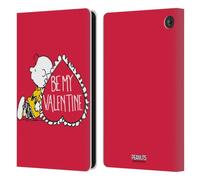 Head Case Designs Officially Licensed Peanuts Charlie Brown Valentine Sealed With A Kiss Leather Wallet Case Compatible With Amazon Fire 7 2022