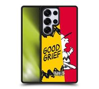 Head Case Designs Officially Licensed Peanuts Charlie Good Grief Halfs And Laughs Gel Armour Case [Military Grade Protection] Compatible With Samsung Galaxy S25 Ultra
