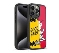 Head Case Designs Officially Licensed Peanuts Charlie Good Grief Halfs And Laughs Gel Armour Case [Military Grade Protection] Compatible With Apple iPhone 15 Pro