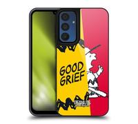 Head Case Designs Officially Licensed Peanuts Charlie Good Grief Halfs And Laughs Gel Armour Case [Military Grade Protection] Compatible With Samsung Galaxy A15