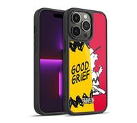 Head Case Designs Officially Licensed Peanuts Charlie Good Grief Halfs And Laughs Gel Armour Case [Military Grade Protection] Compatible With Apple iPhone 14 Pro