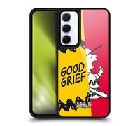 Head Case Designs Officially Licensed Peanuts Charlie Good Grief Halfs And Laughs Gel Armour Case [Military Grade Protection] Compatible With Samsung Galaxy A55 5G
