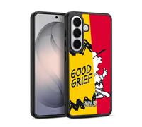 Head Case Designs Officially Licensed Peanuts Charlie Good Grief Halfs And Laughs Gel Armour Case [Military Grade Protection] Compatible With Samsung Galaxy S26