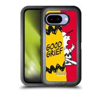 Head Case Designs Officially Licensed Peanuts Charlie Good Grief Halfs And Laughs Ultra-Armoured Shockproof Case [Military Grade Protection] Compatible With Google Pixel 9A