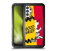 Head Case Designs Officially Licensed Peanuts Charlie Good Grief Halfs And Laughs Ultra-Armoured Shockproof Case [Military Grade Protection] Compatible With Samsung Galaxy A13 (2022)