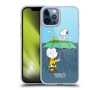 Head Case Designs Officially Licensed Peanuts Charlie, Snoppy & Woodstock Halfs And Laughs Gel Case [Military Grade Protection] Compatible With Apple iPhone 12 Pro Max
