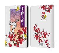 Head Case Designs Officially Licensed Peanuts Cherry Blossoms 2 Oriental Snoopy Leather Wallet Case Compatible With Amazon Kindle 11th Gen 6in 2022